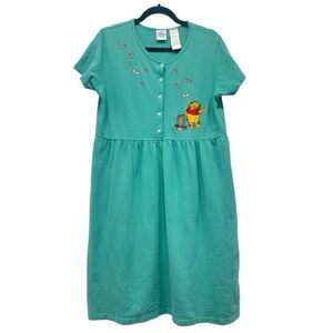 The Disney Store VTG Winnie The Pooh Embroidered Dress Size Large